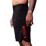 Black (Red Logo) Ultralight Pro Shorts